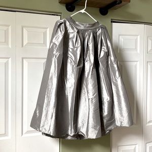 Silver skirt- size M